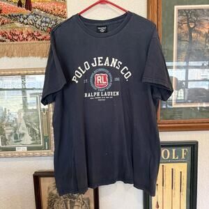 Vintage 90s Polo Ralph Lauren Jeans‎ Co Embroidered Designer Shirt Size Men’s XL